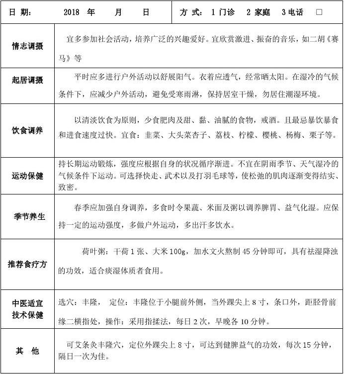 老年人痰湿质健康养生管理指南